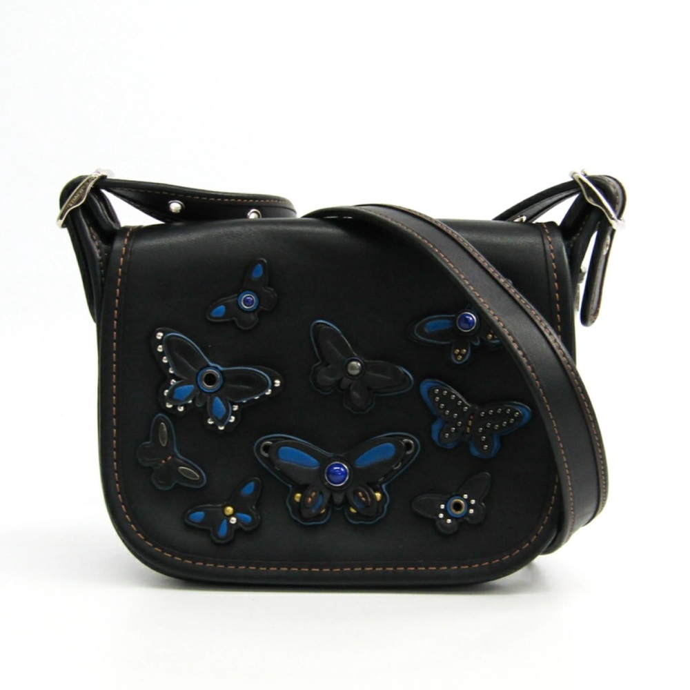 Coach Butterfly Applique Patricia Saddle mini bag